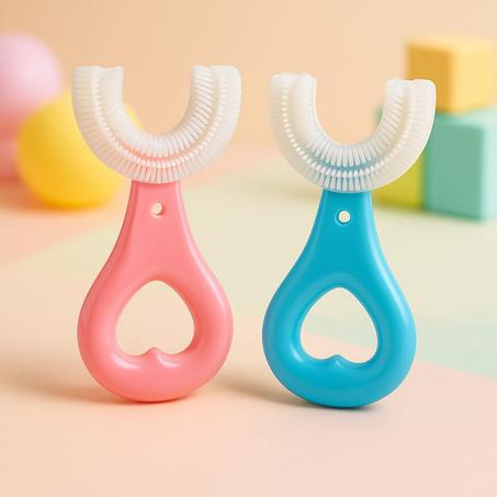 Kids ToothBrush U-Shaped - Heart