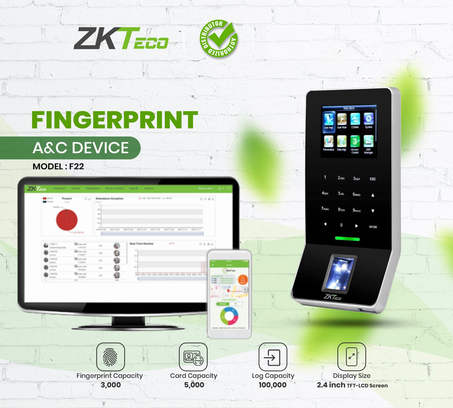 POINTEUSE BIOMETRIQUE WIFI AVEC APPLICATION DE POINTAGE AVANCEE