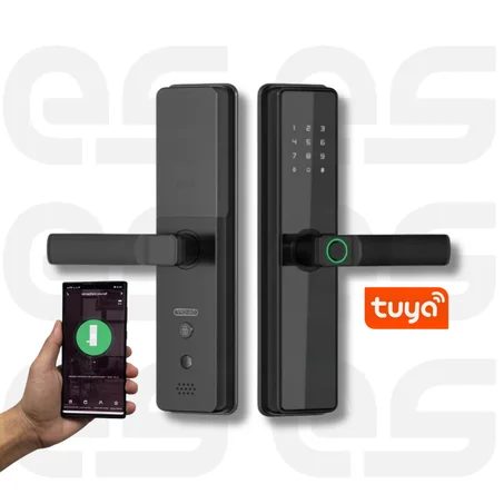 SERRURE INTELLIGENTE - ACCES WI-FI, EMPREINTE DIGITALE, RFID, ECRAN TACTILE