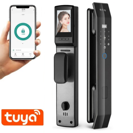 SERRURE INTELLIGENTE CARTES+EMPREINTES+ CODES Wifi