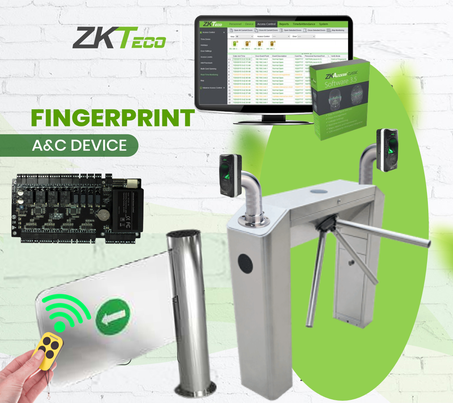 PACK TOUNIQUET BIOMETRIQUE AVEC PORTILLON ET LOGICIEL PRO