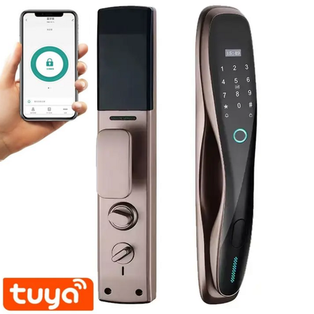 SERRURE INTELLIGENTE CARTES+EMPREINTES+ CODES Wifi S928