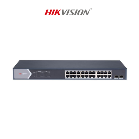 SWITCH 24 PORTS FAST ETHERNET 10/100/1000 POE 12M (DS-3E0526P-E-M-B)