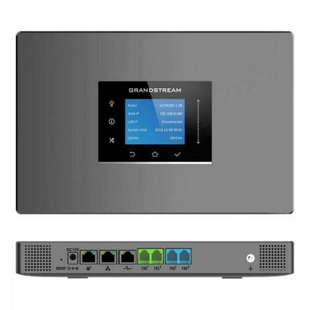 Grandstream IPBX 500 utilisateurs 75 appels simultanés 2FXS + 2FXO (UCM6302A)