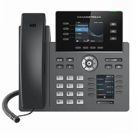 Téléphones IP Grandstream PoE 4 SIP Wifi et Bluetooth V5 (GRP2614)