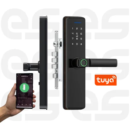 Serrure Connectée WiFi Multi-Accès : Empreinte, Code, NFC & App Mobile