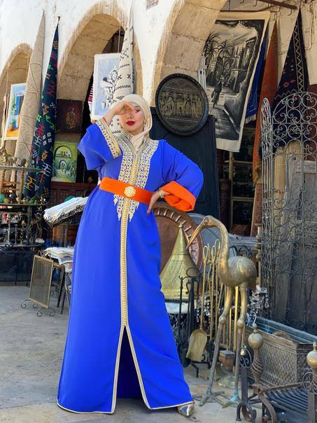 قفطان بلمسة مغربية