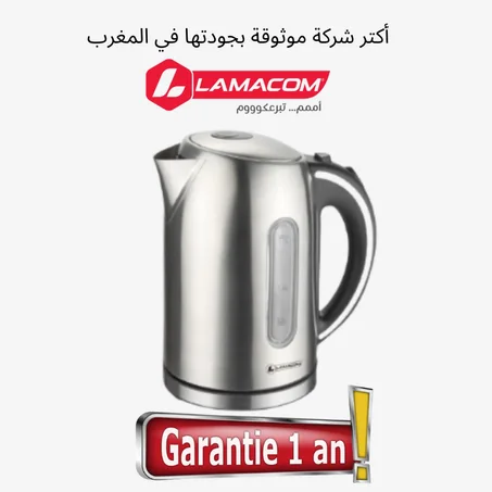 Bouilloire électrique inox