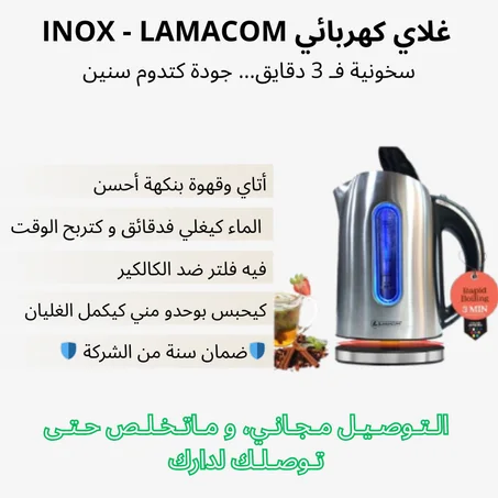 Bouilloire électrique inox