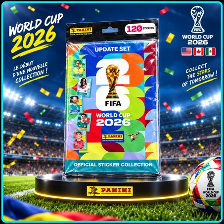 Panini FIFA World Cup 2026™ – Update Set (Set de Mise à Jour 120 Stickers)