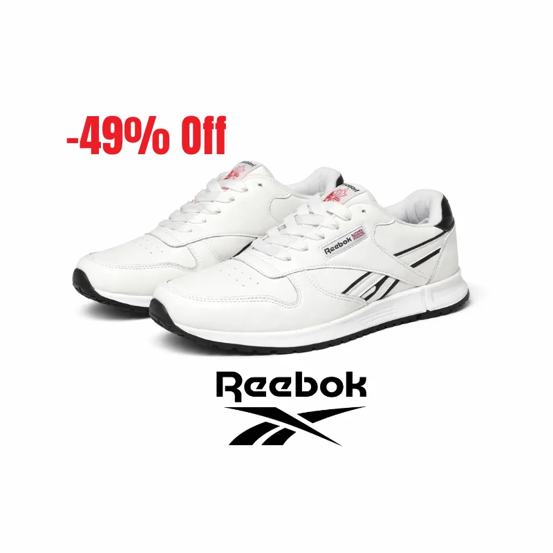 👟🔥 Reebok White en Cuir 100%⚡️ -49% OFF⚡️⚡️