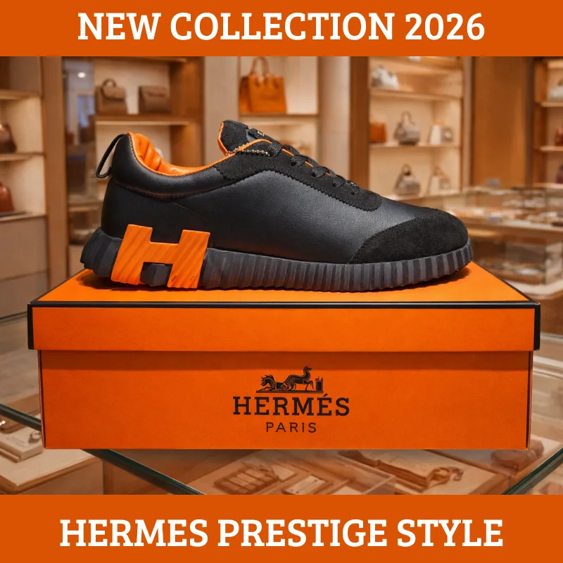 Sneakers Hermès Black Orange🧡⚡️