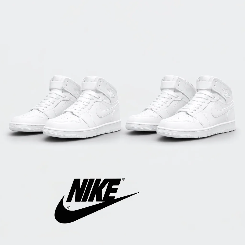 Nike Air Jordan 1 High – Blanc Total OFF 57%⚡️