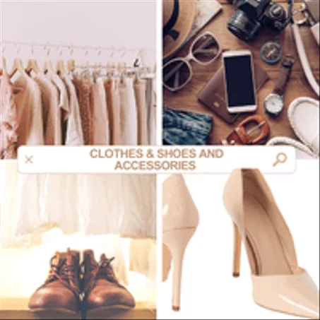 الملابس والأحذية والمجوهرات