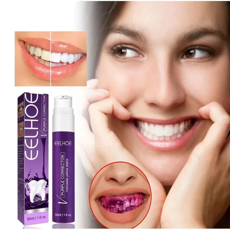 معجون الأسنان الأرجواني المبيض / Purple Whitening Toothpaste