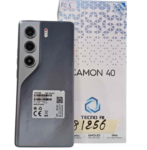 TECNO CAMON 40  256 Go ROM 16 Go RAM