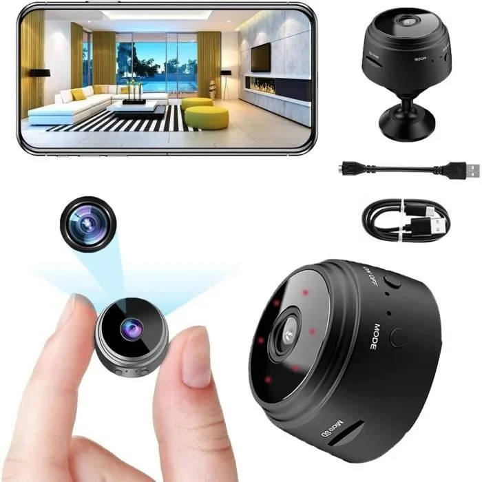 Mini Camara Espia Full Hd 1080p