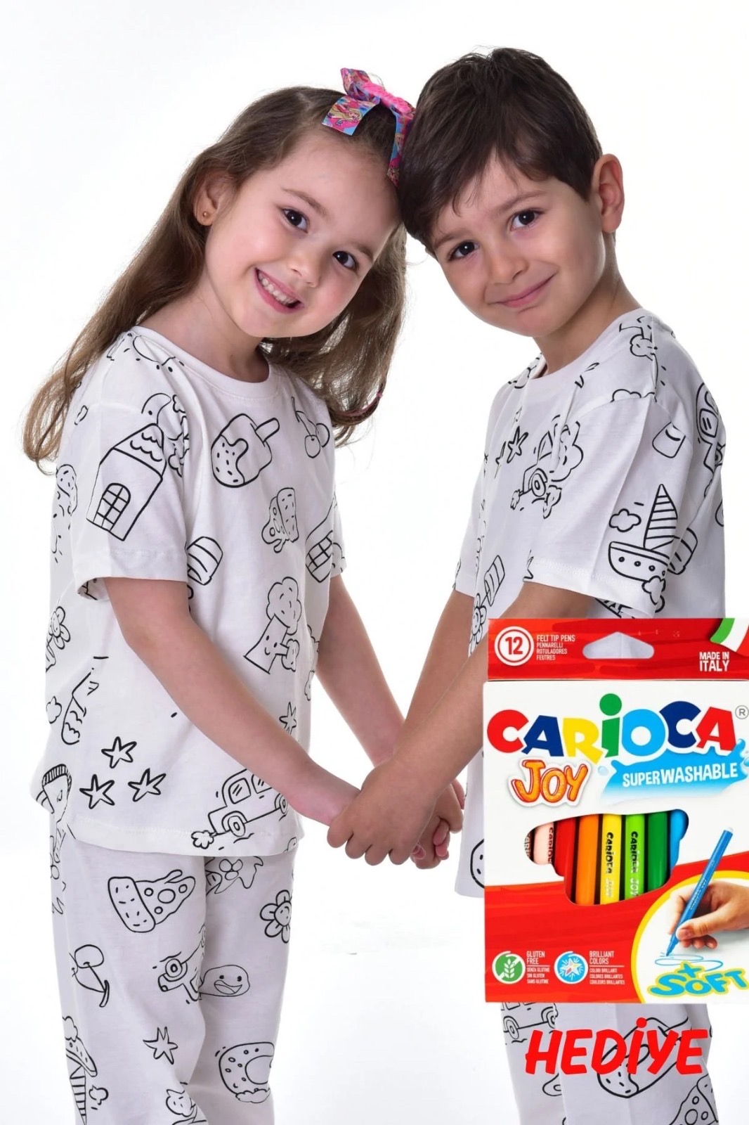 بيجاما لوني صيفي