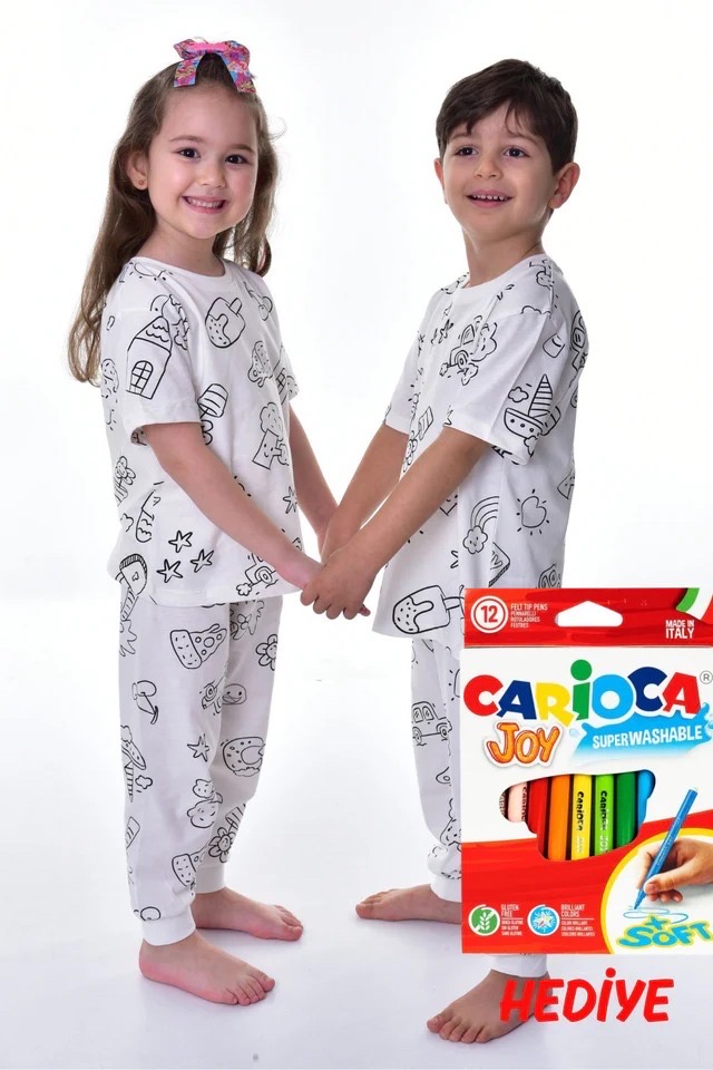 بيجاما لوني صيفي