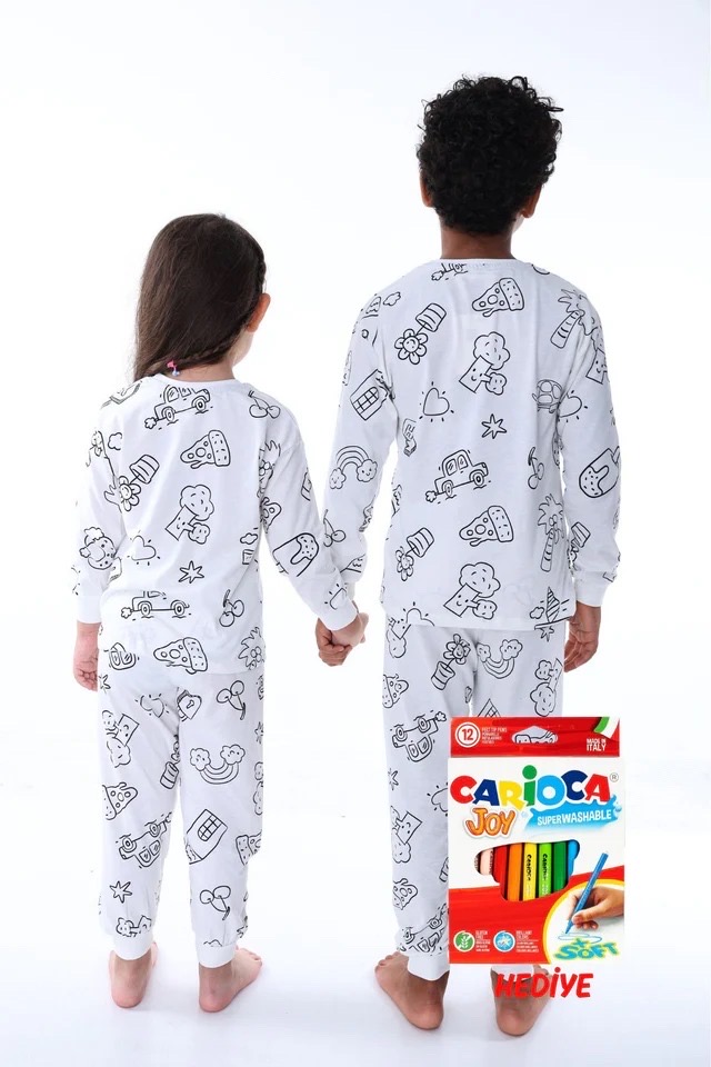 بيجاما لوني شتوي