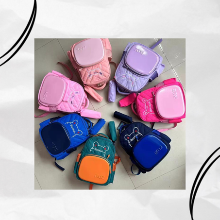 محفظة صغار بألوان متنوعة