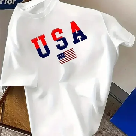 🔥 تيشورت USA 🇺🇸 ستايل أمريكي بلمسة مختلفة