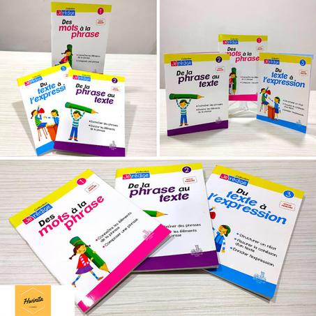 Collection je rédige - Série de 3 livres en français