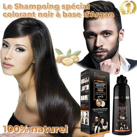 Le shampoing original DISAAR pour éliminer les cheveux gris pour hommes et femmes