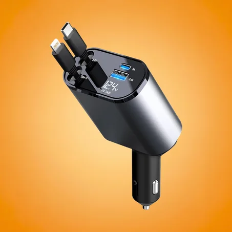 شاحن سيارة قابل للسحب