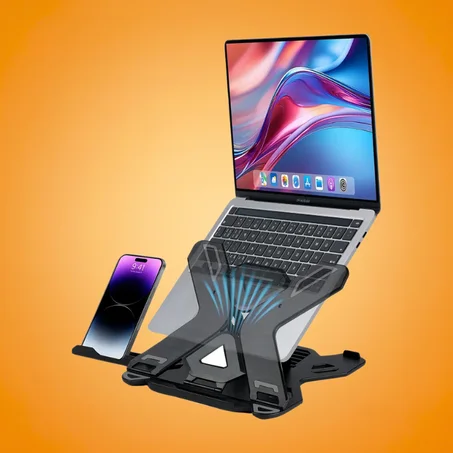 حامل لابتوب دوّار