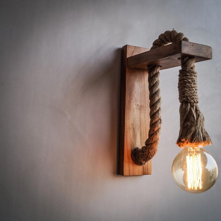 Wall lamp Wood