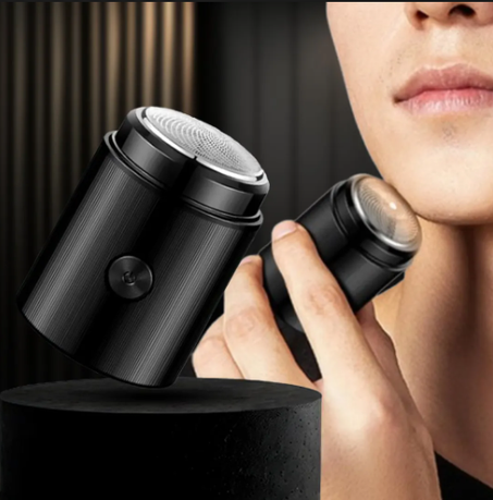 ماكينة حلاقة كهربائية صغيرة محمولة بحجم الجيب للرجال