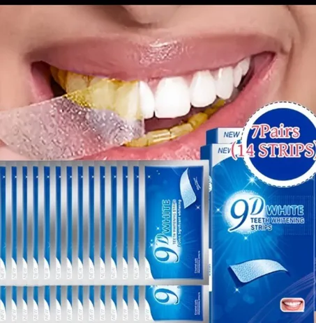 14 شريط أسنان 9D – تنظيف عميق يومي للحصول على ابتسامة أكثر إشراقًا
