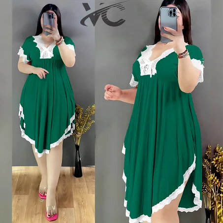 فستان تركي فيسكون موديل دانتيل