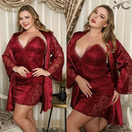 طقم للنوم و الإثارة يتكون من قطعتين راقي جدا يجمع بين الأناقة و الإثارة