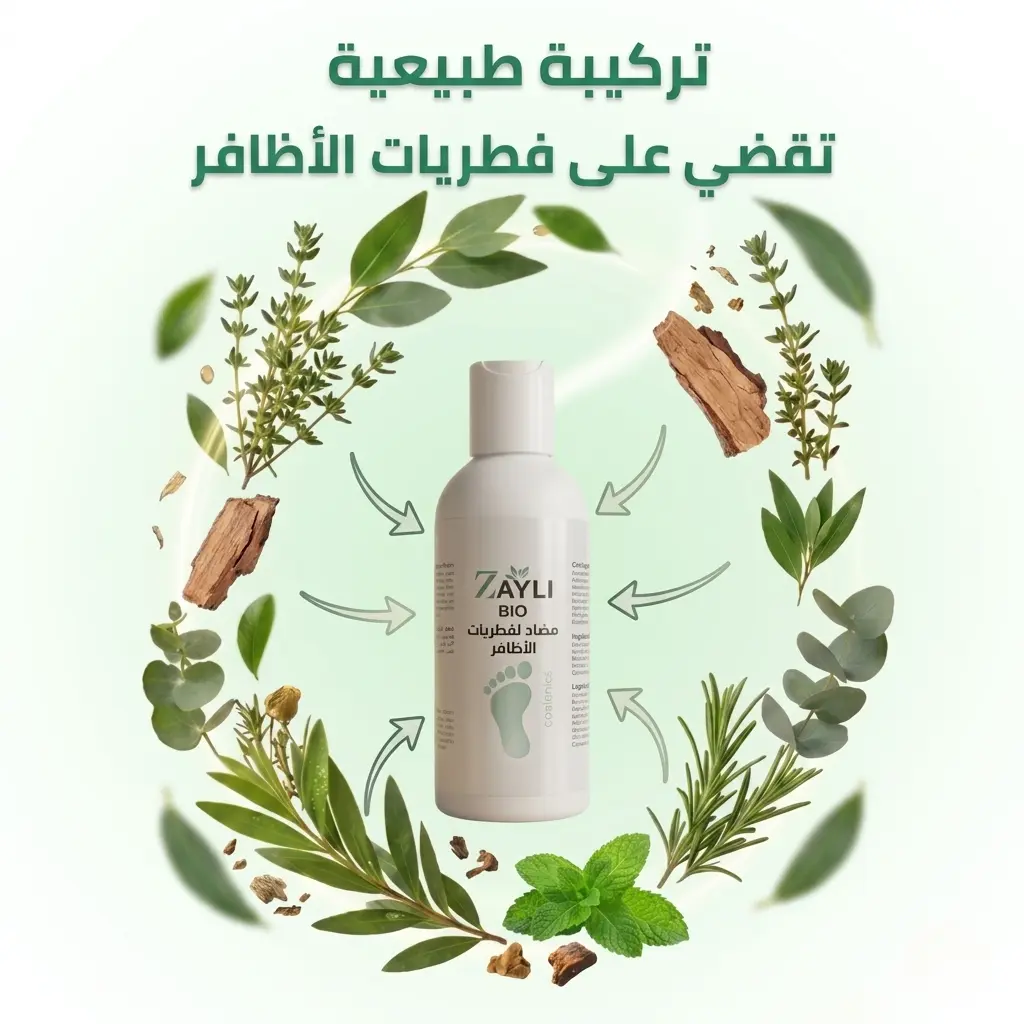 ZAYLI BIO بخاخ مضاد لفطريات الأظافر 100 مل – الحل النهائي للأظافر الصفراء والسميكة والمتضررة