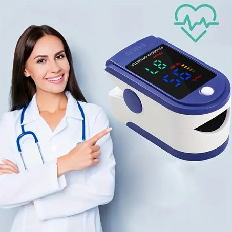 Pack De 2 Pcs Oxymètre de pouls portable avec écran OLED