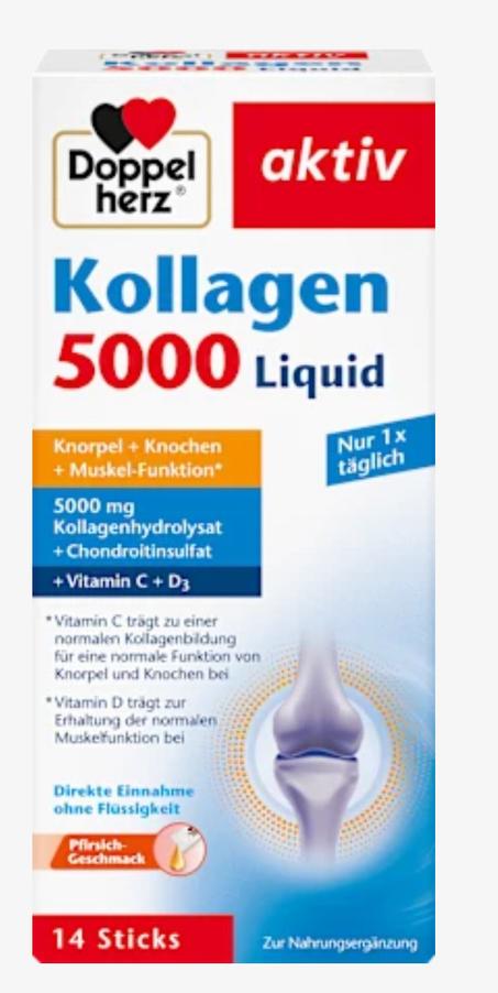 سائل كولاجين 5000 لصحة المفاصل والغضاريف / Liquide de Collagène 5000 pour la Santé des Articulations et des Cartilages