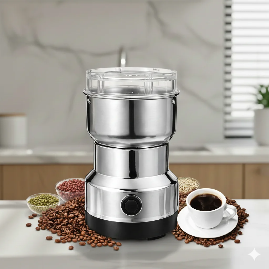 مطحنة كهربائية ستانلس ستيل