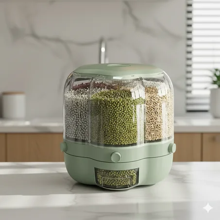 حافظة الحبوب الدوّارة