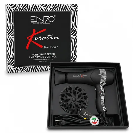 Sèche cheveux enzo keratine