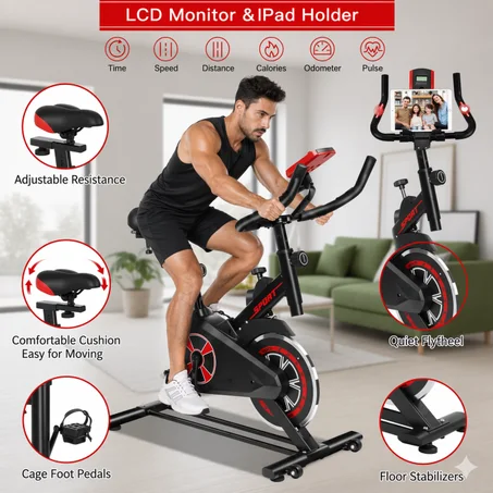 a.Vélo Ab d’Entraînement Cardio Profession