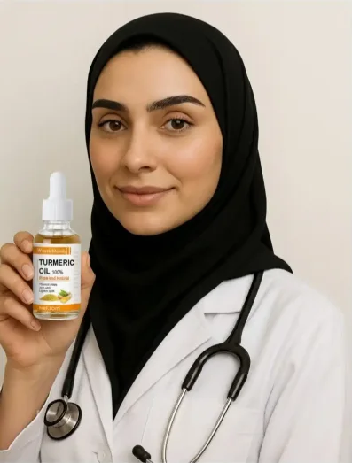 زيت الكركم الطبيعي 100٪ – لبشرة ناعمة وصحية