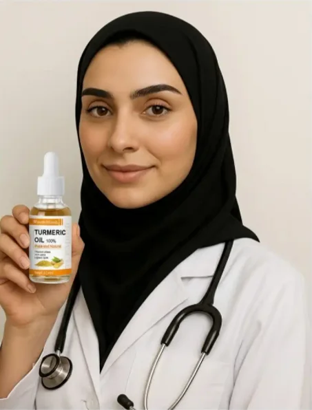 زيت الكركم الطبيعي 100٪ – لبشرة ناعمة وصحية