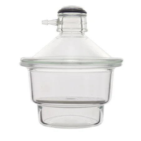 Dessiccateur à vide, couvercle en verre avec olive latérale