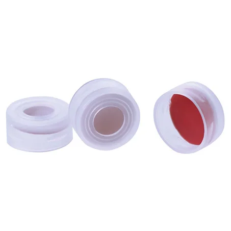 Bouchon pour flacon snap-top avec septum en silicone / PTFE