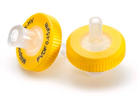 Filtre pour seringue en PVDF hydrophobe, non stérile