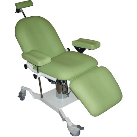 Fauteuil de prélèvement à colonne hydraulique