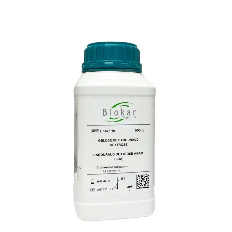 Sabouraud Dextrose (SDA) – gélose de