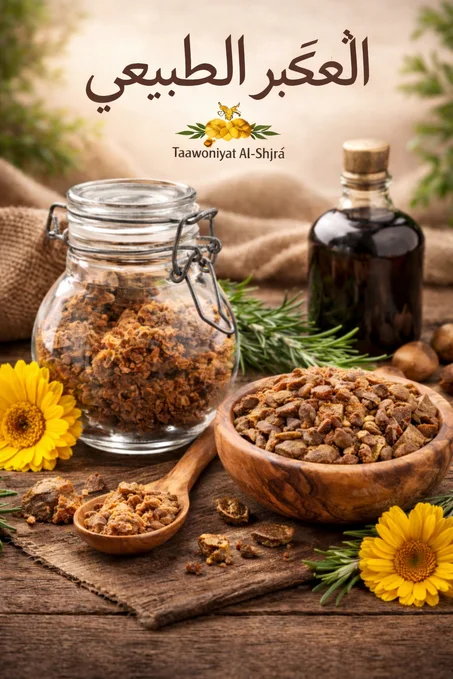 🧬 العكبر الطبيعي – Propolis (غراء النحل) 🧬